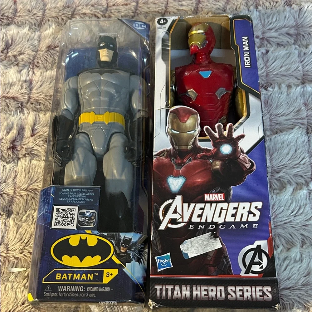 Batman and Iron Man Action Figures